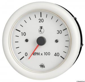 Contagiri diesel 12 V bianco